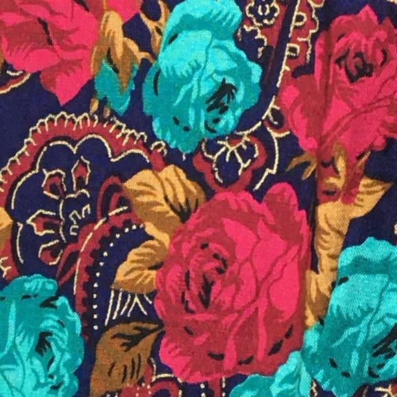 Vintage NWT 90s Dark Cottagecore Floral Dress Belt - Picture 11 of 16